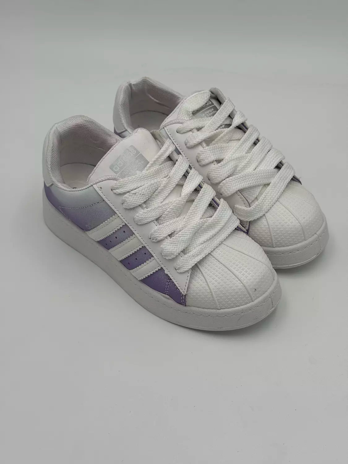 Adidas Superstar (purple colorway)