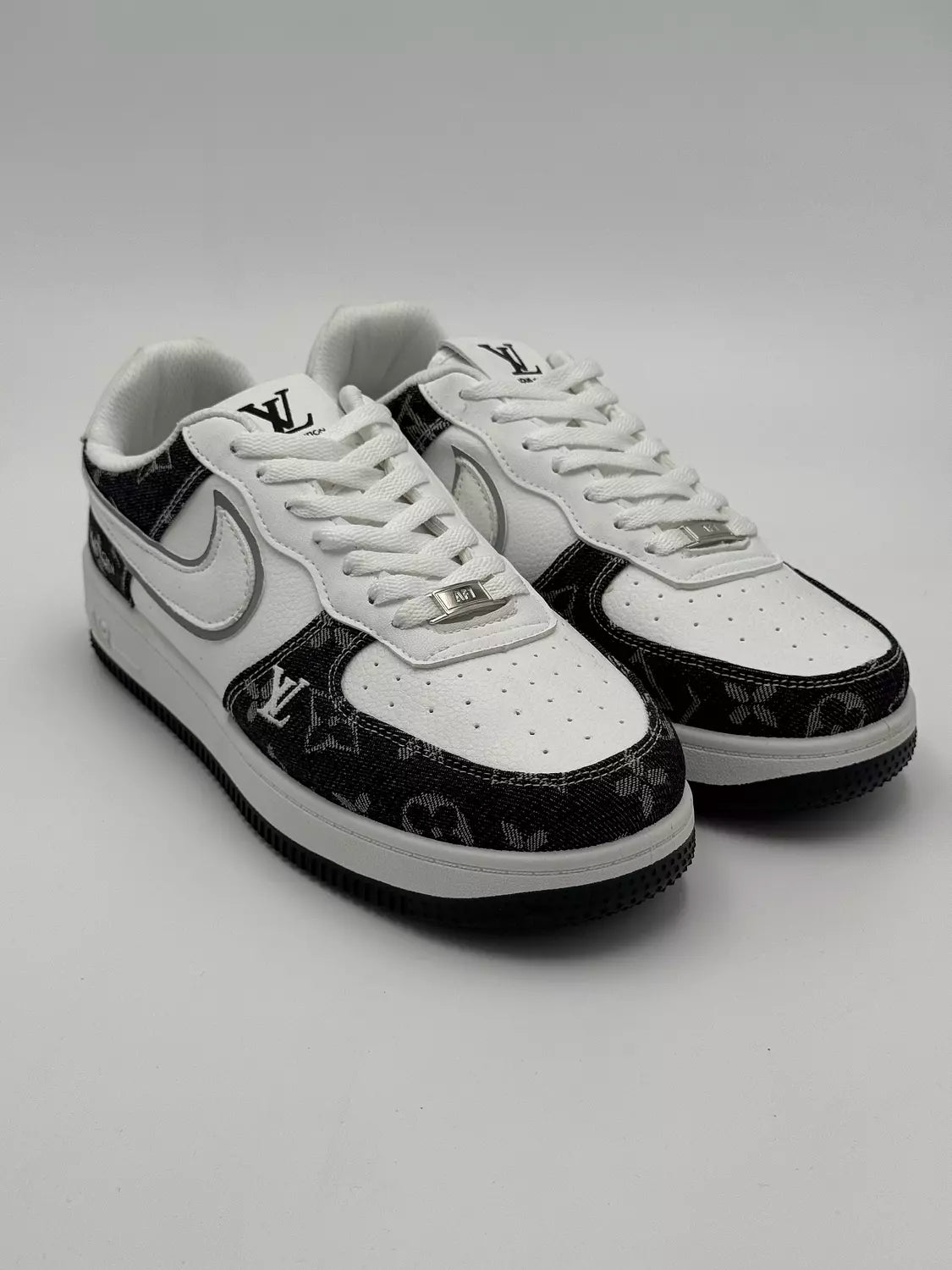 Louis Vuitton x Nike Air Force "Black Denim"