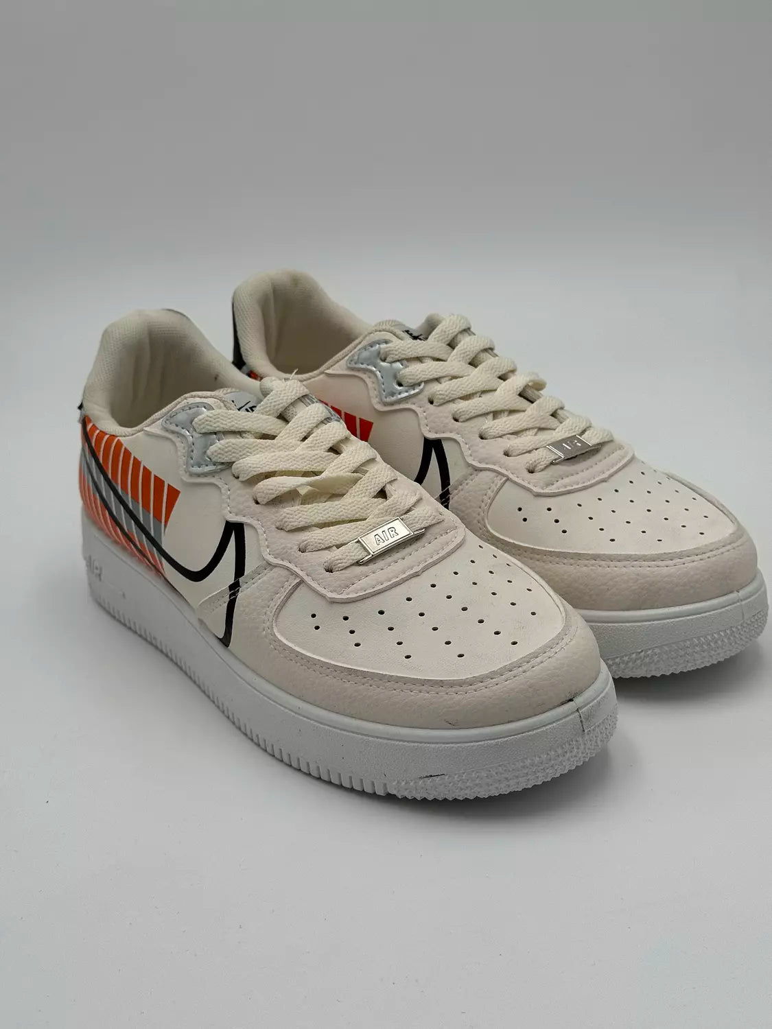Nike Air Force1 React "Bgeige Orange"