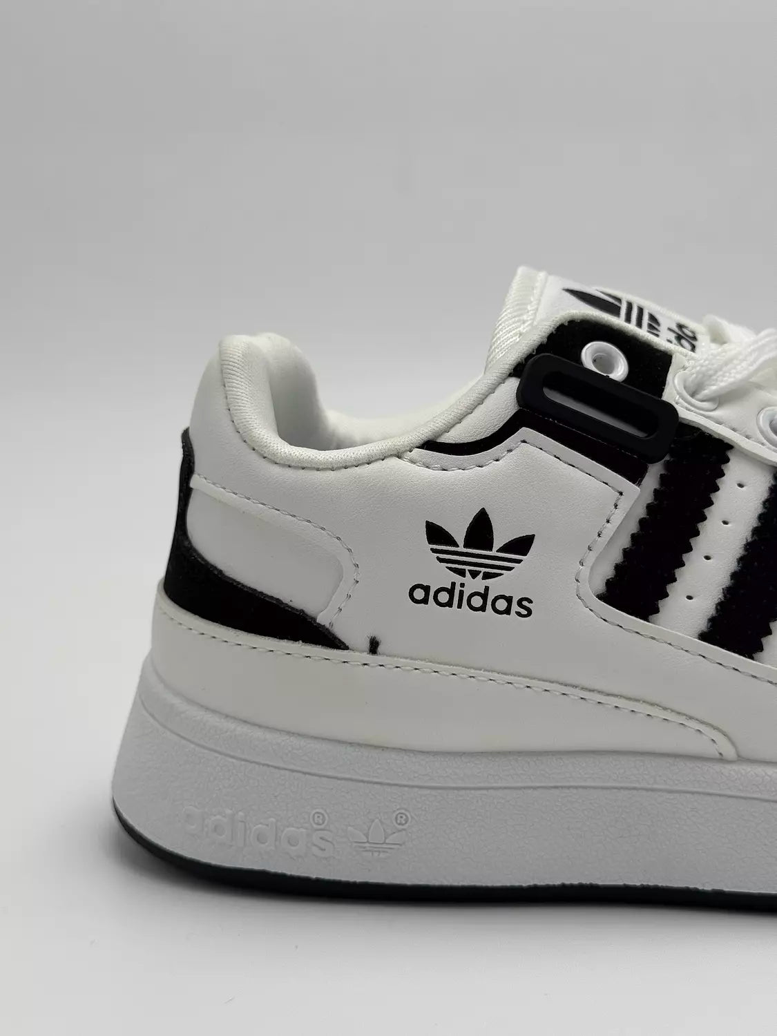 Adidas Forum 84 " black straps"