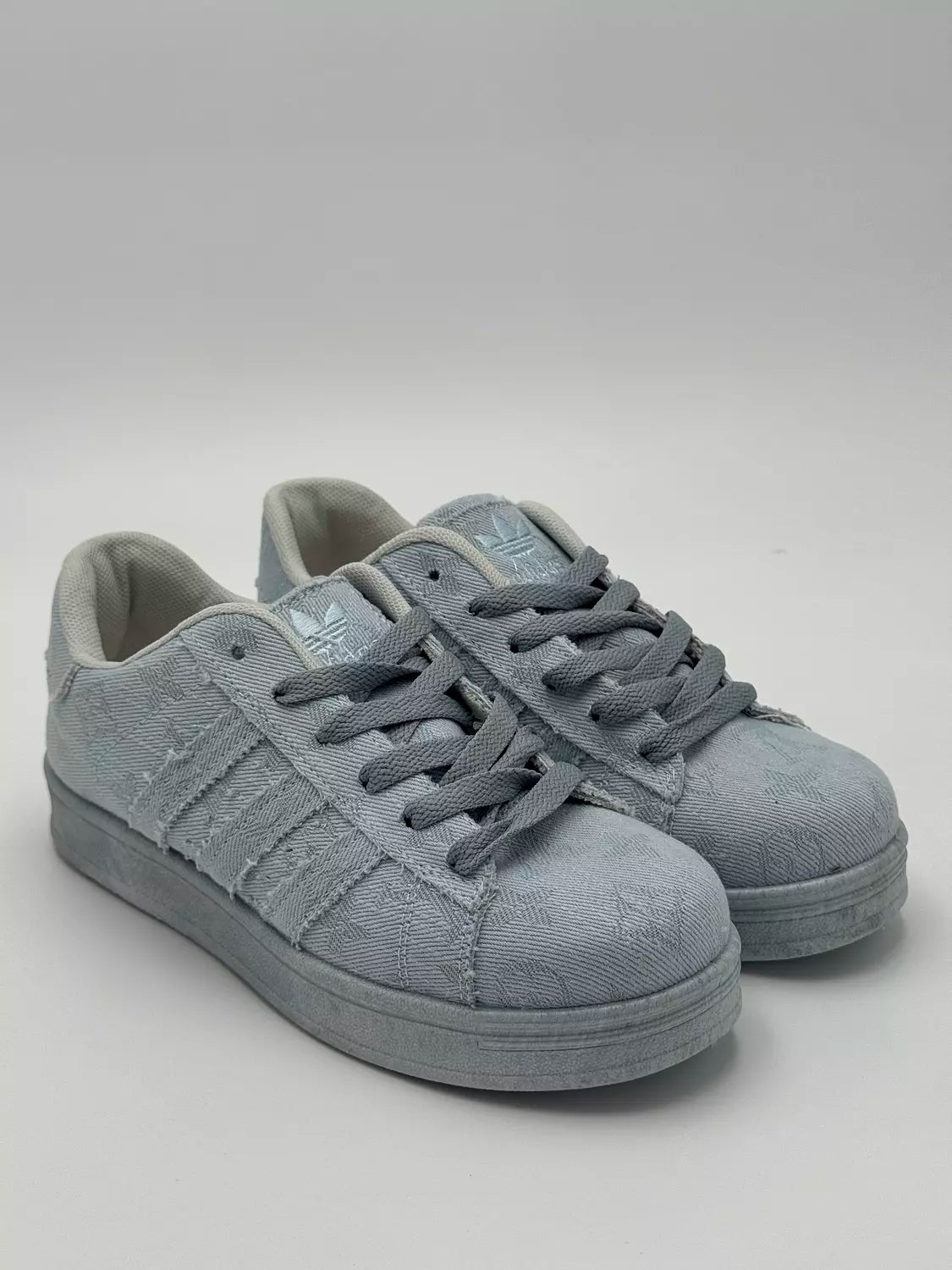 Adidas Superstar "denim textured grey"