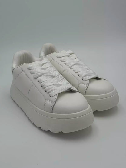 Zara chunky platform " off-white"