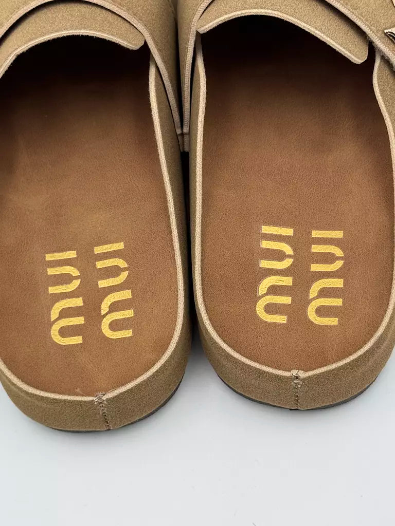 Louis Vuitton X MUI MUI Mules " dark brown"