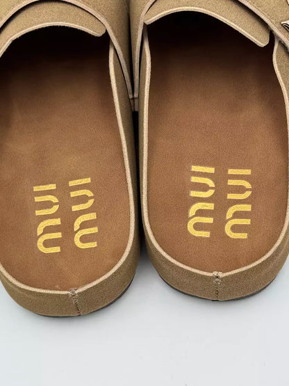 Louis Vuitton X MUI MUI Mules " dark brown"