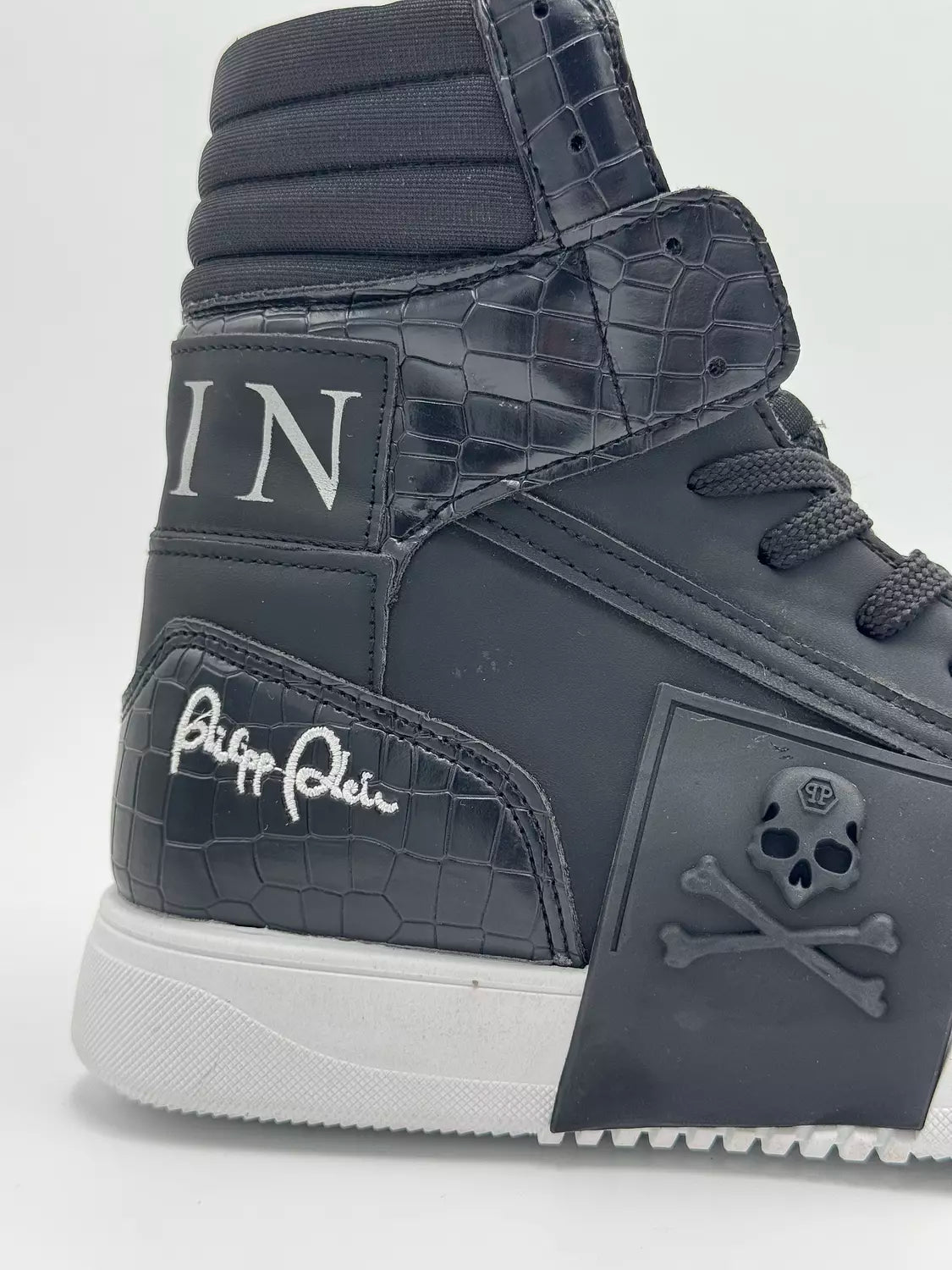 Philipp Plein Phantom Kick$ hi-top "BXBXW"