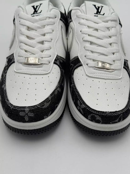 Louis Vuitton x Nike Air Force "Black Denim"
