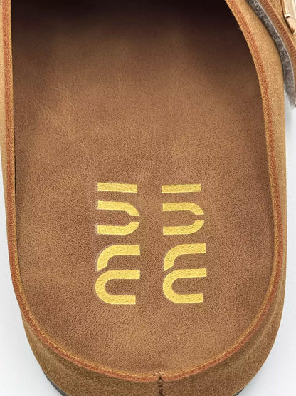 Louis Vuitton X MUI MUI Mules "Havana"