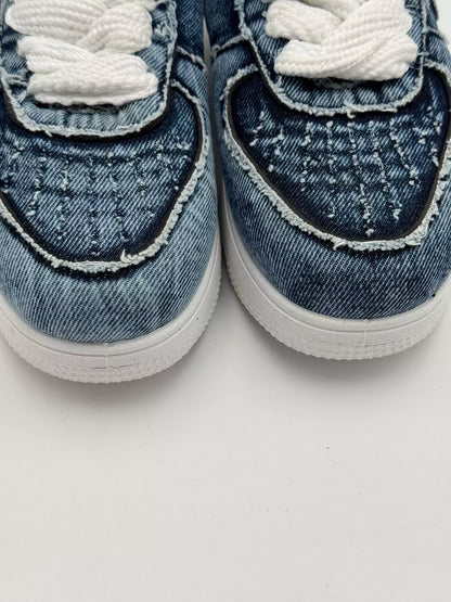 Nike Air Force1 "Full Blue Denim"