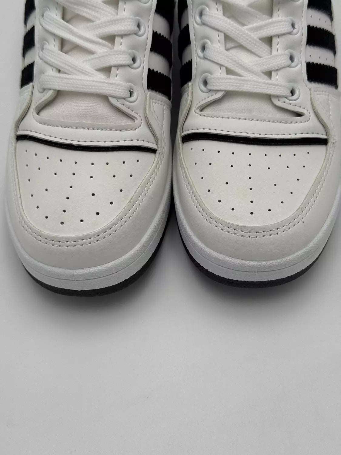Adidas Forum 84 " black straps"