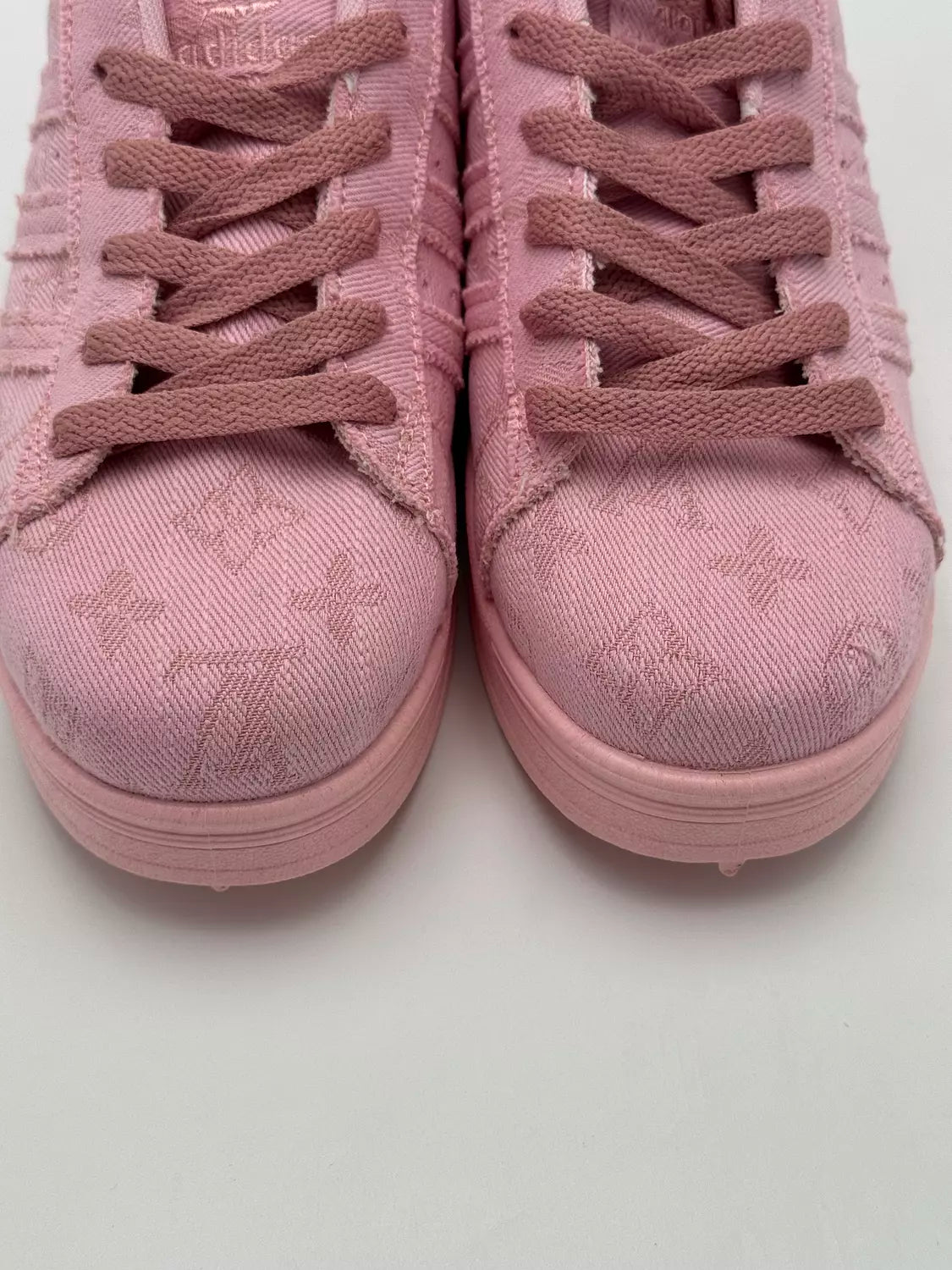 Adidas Superstar "denim textured pink"