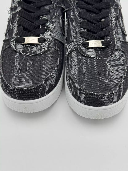 Nike Air Force1 "Black& Grey Denim"