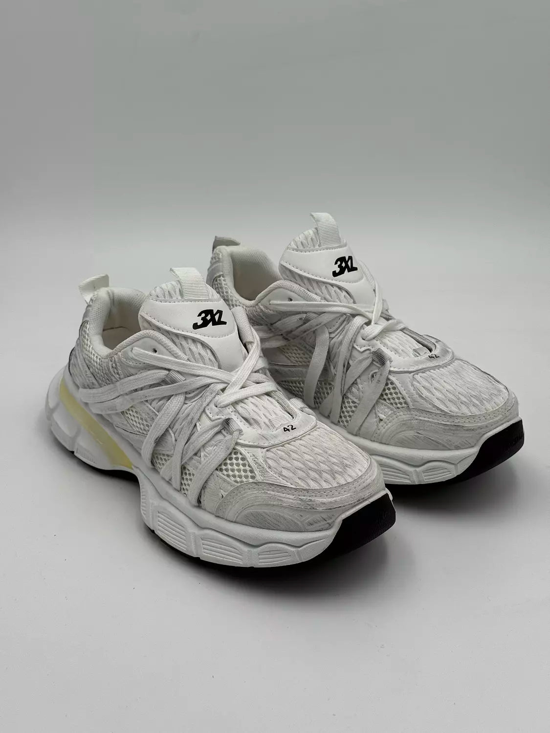 Balenciaga 3XL Extreme Laces (all white)