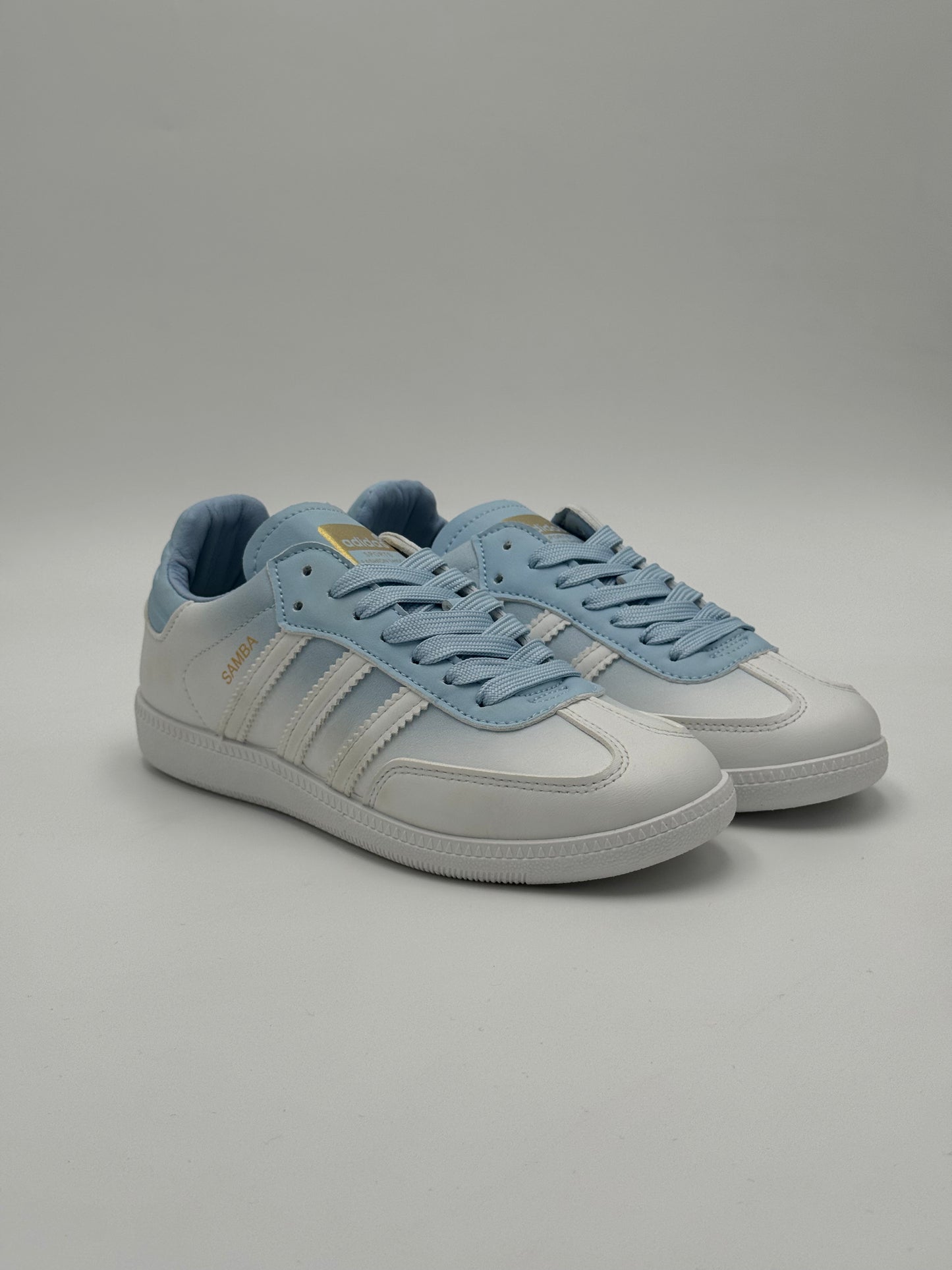 Adidas Samba "baby blue fade"
