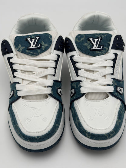 Louis Vuitton LV Trainer "Navy Damier denim" (sp)
