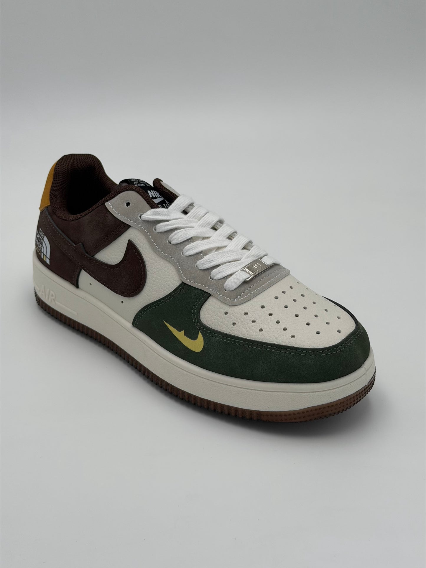 Nike AIr Force X North Face X Gucci "Green X Brown"