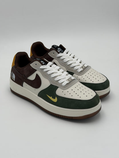 Nike AIr Force X North Face X Gucci "Green X Brown"