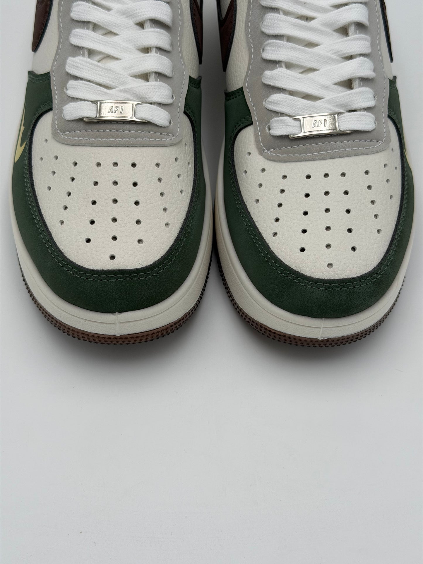 Nike AIr Force X North Face X Gucci "Green X Brown"