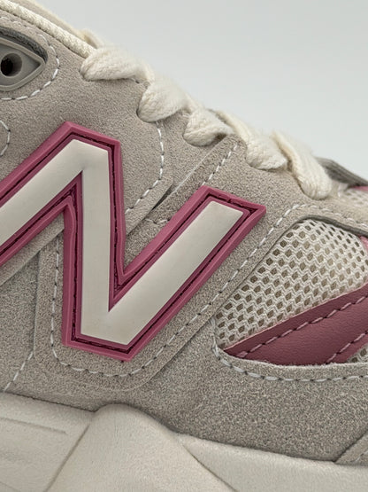 New Balance 9060 "light beige& burgundy colorway"