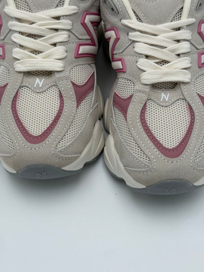 New Balance 9060 "light beige& burgundy colorway"