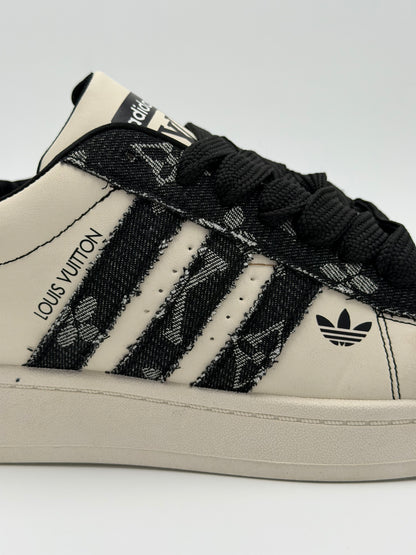 Adidas Superstar x Louis Vuitton "beige&black"