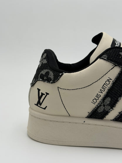Adidas Superstar x Louis Vuitton "beige&black"