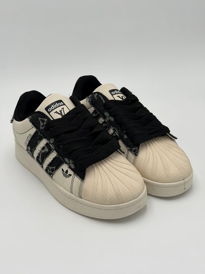 Adidas Superstar x Louis Vuitton "beige&black"