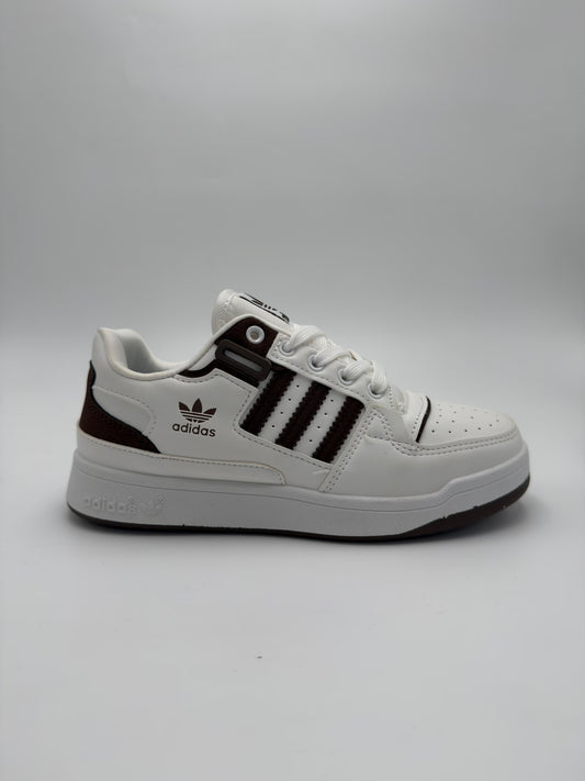 Adidas Forum Low CL Shoes "brown straps"