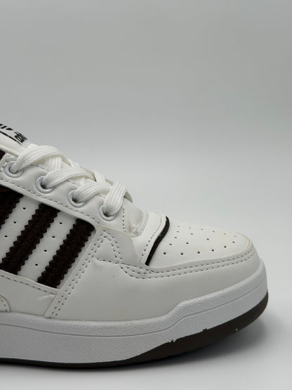 Adidas Forum Low CL Shoes "brown straps"
