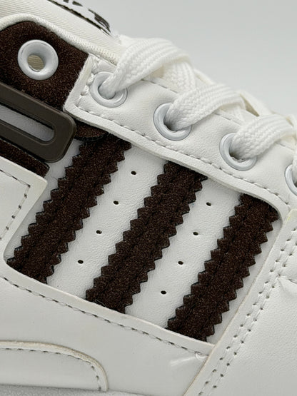 Adidas Forum Low CL Shoes "brown straps"