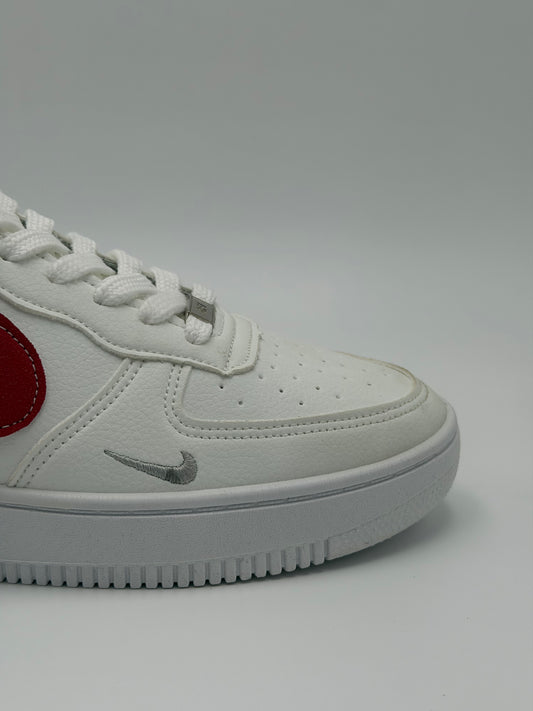 Nike AIr Force X North Face "red swoosh"