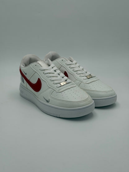 Nike AIr Force X North Face "red swoosh"