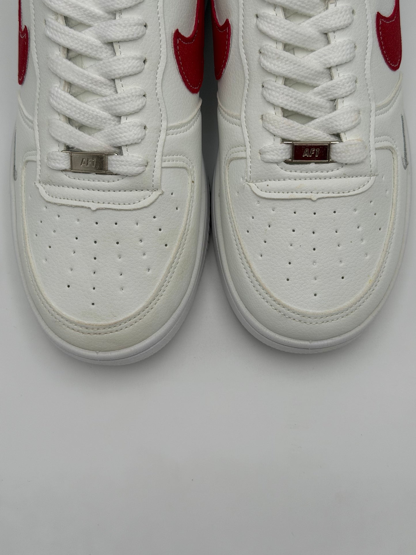 Nike AIr Force X North Face "red swoosh"
