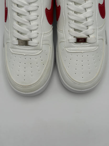 Nike AIr Force X North Face "red swoosh"