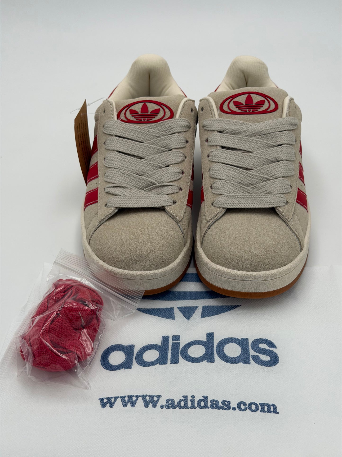Adidas Campus OOs "beige& red"