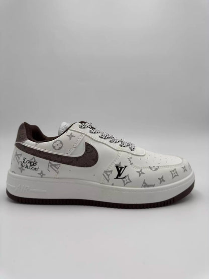 Louis Vuitton x Nike Air Force 1 Low (white and brown monogram)