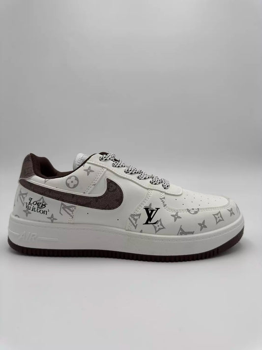 Louis Vuitton x Nike Air Force 1 Low (white and brown monogram)