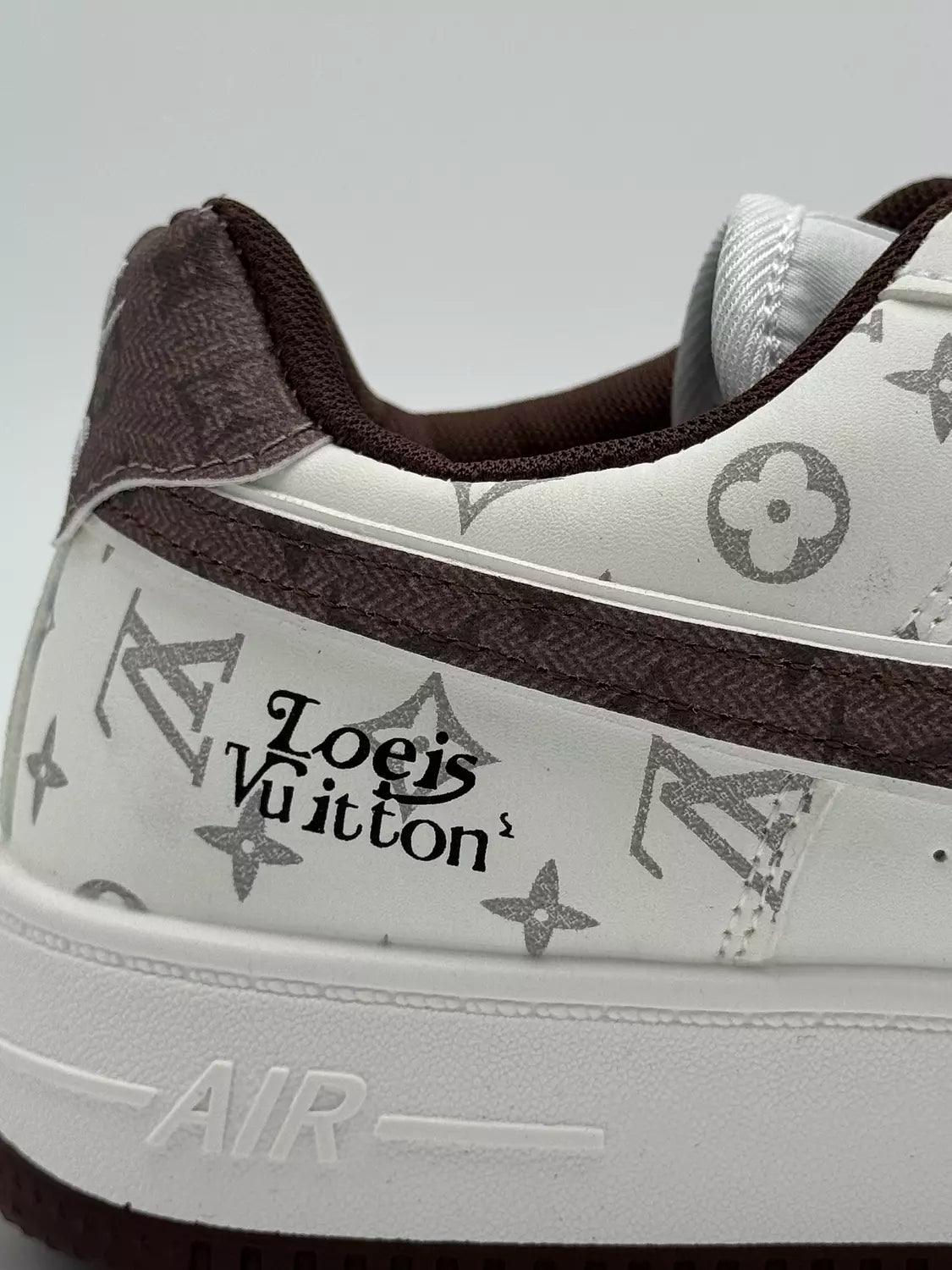Louis Vuitton x Nike Air Force 1 Low (white and brown monogram)