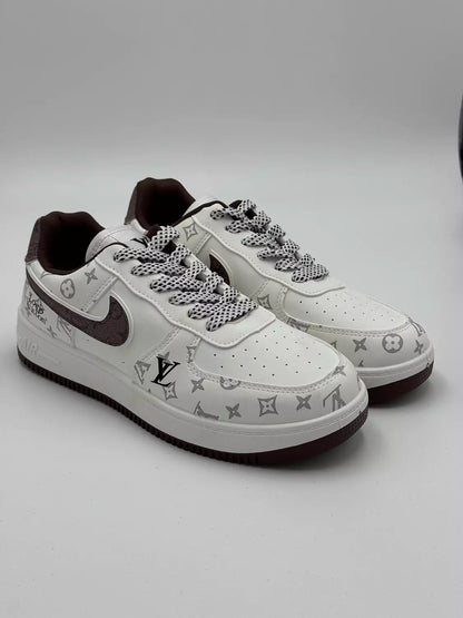 Louis Vuitton x Nike Air Force 1 Low (white and brown monogram)