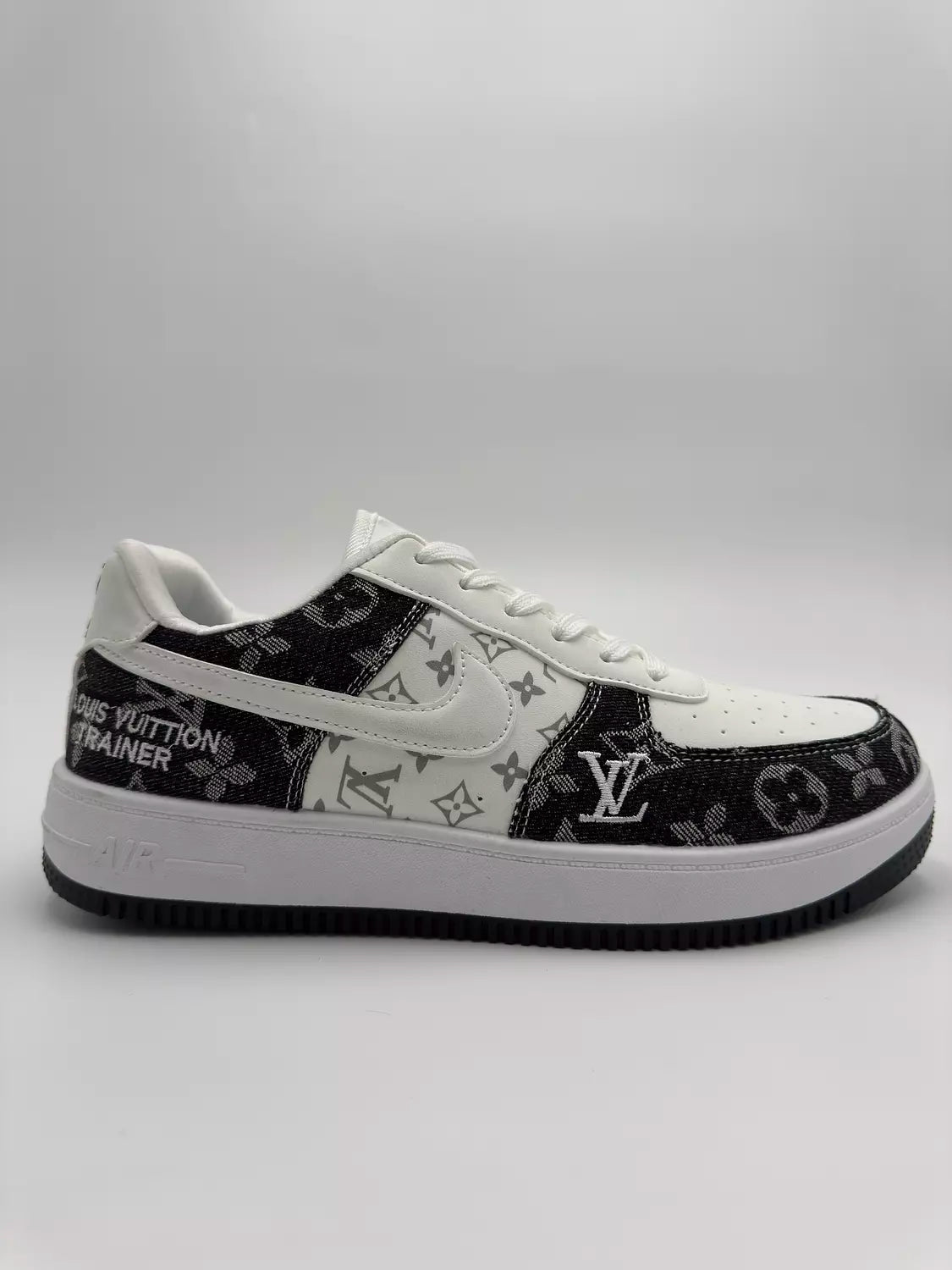 Louis Vuitton x Nike Air Force "black tint"