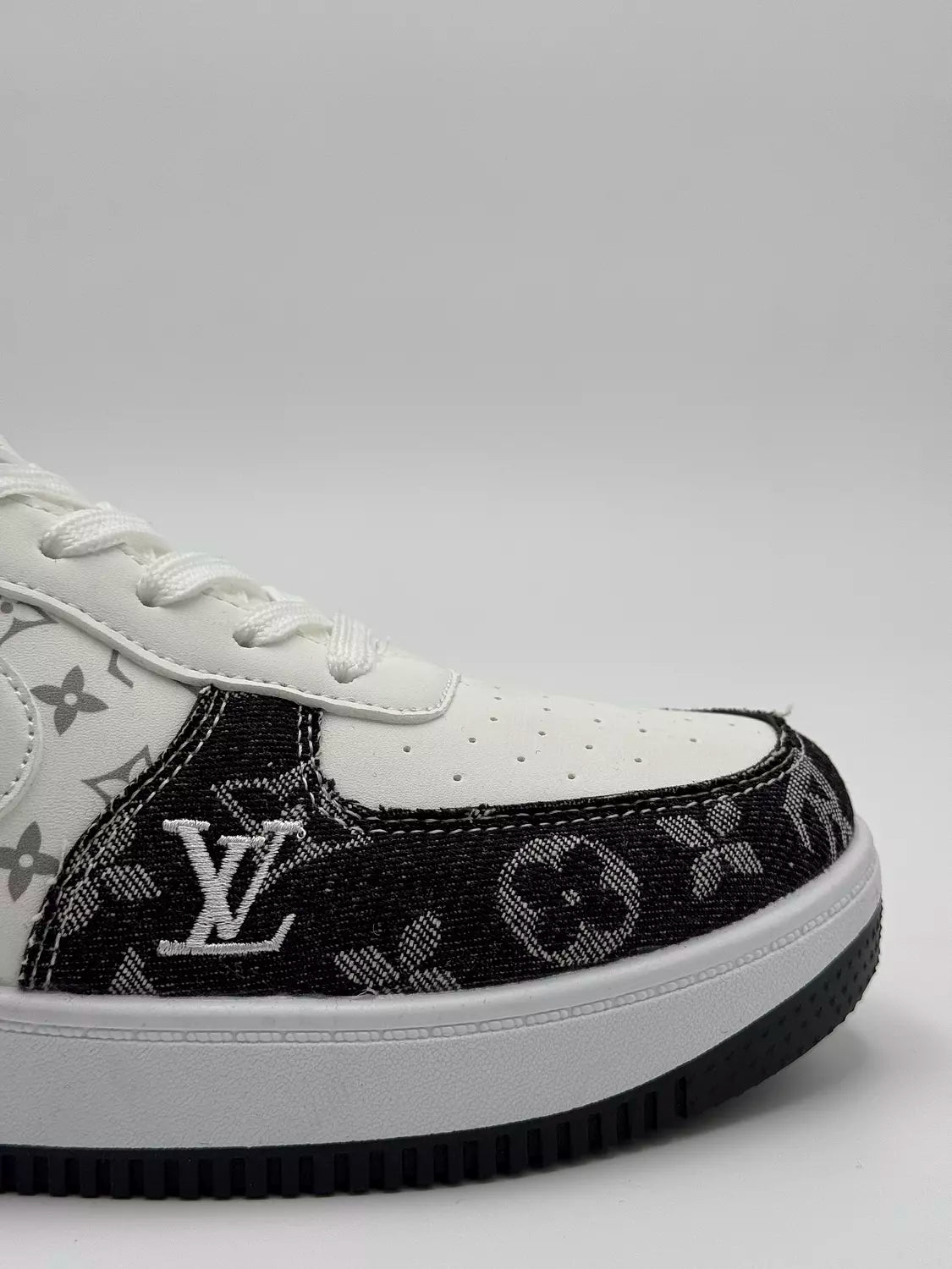 Louis Vuitton x Nike Air Force "black tint"