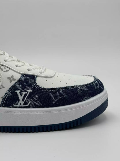 Louis Vuitton x Nike Air Force "navy tint"