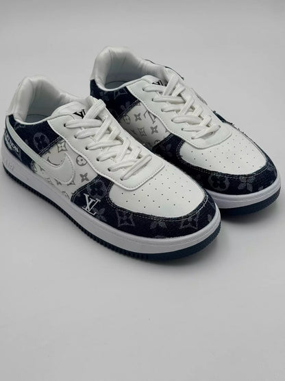 Louis Vuitton x Nike Air Force "navy tint"