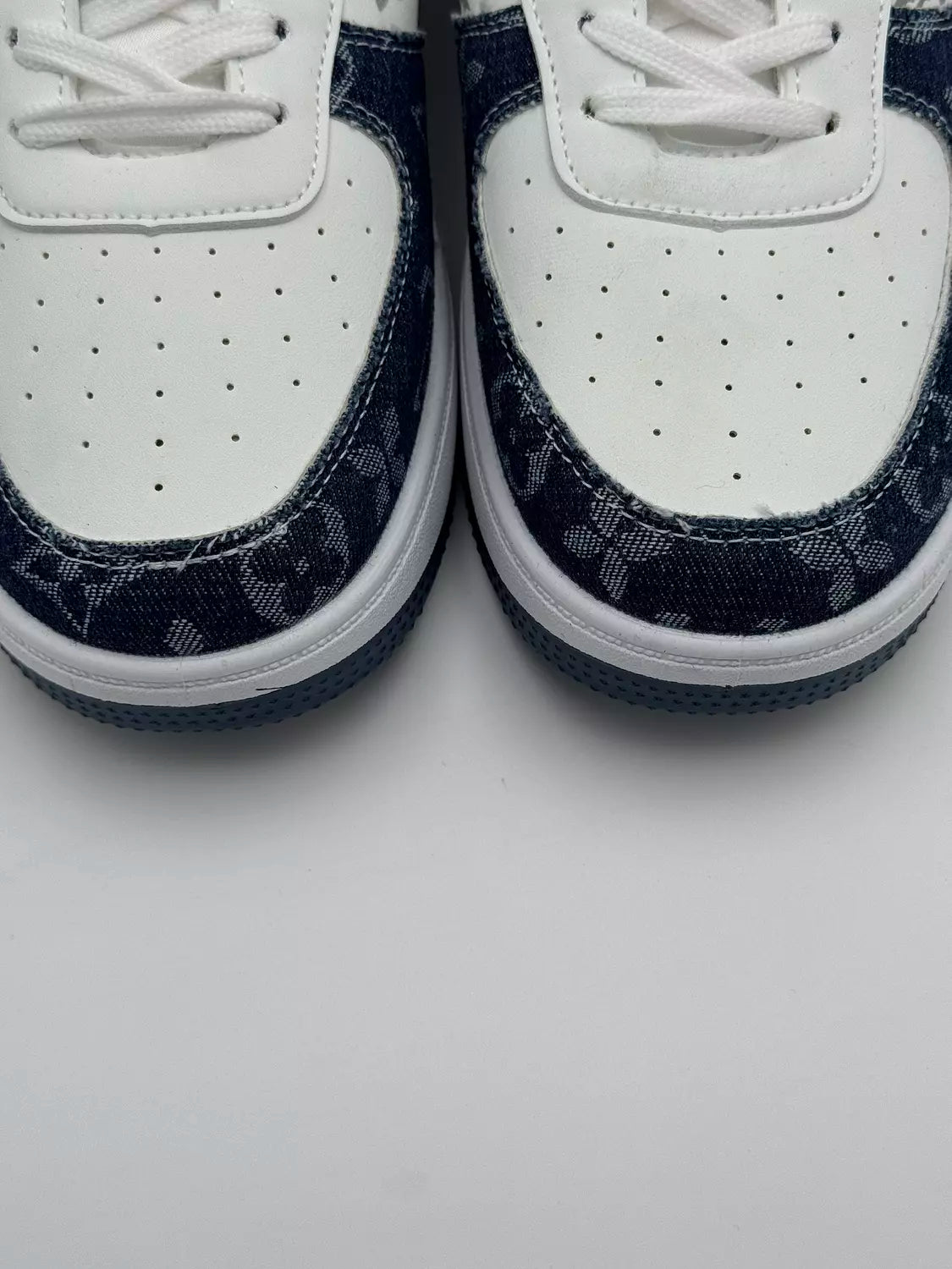 Louis Vuitton x Nike Air Force "navy tint"