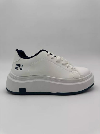 Miu Miu platform Navy blue accents