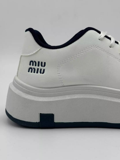 Miu Miu platform Navy blue accents