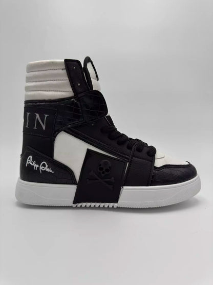 Philipp Plein Phantom Kick$ hi-top "BxW"