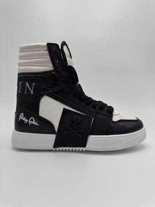 Philipp Plein Phantom Kick$ hi-top "BxW"