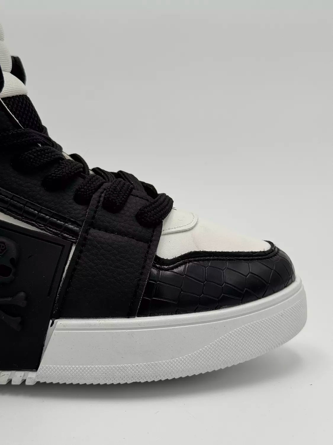 Philipp Plein Phantom Kick$ hi-top "BxW"