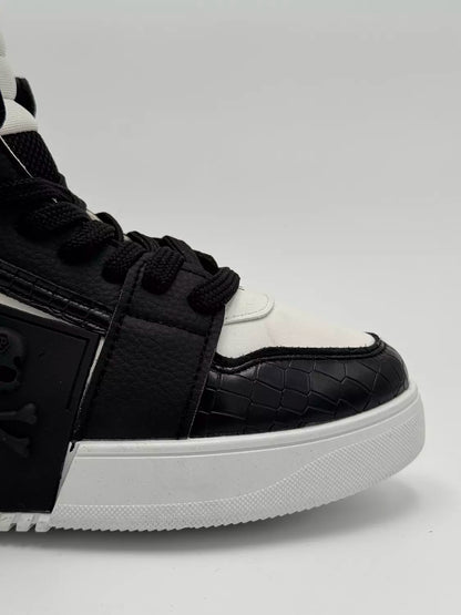 Philipp Plein Phantom Kick$ hi-top "BxW"