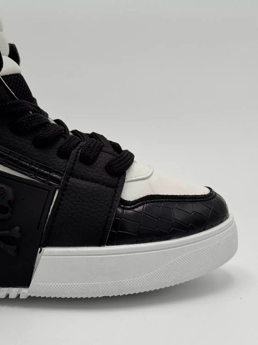 Philipp Plein Phantom Kick$ hi-top "BxW"